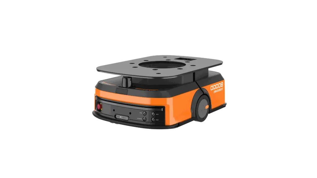 The Latent Mobile Robot Q2-400D automates your internal logistics for small boxes and packages. Check our other sizes!