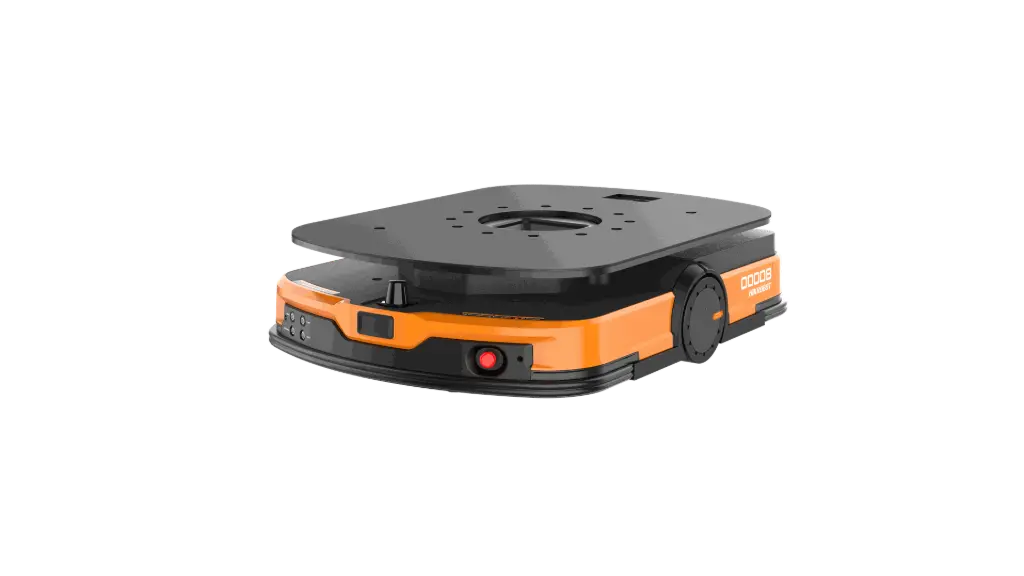 The Latent Mobile Robot Q3-600D automates your internal logistics for boxes and packages. up to 1000 kg. Check our other sizes!