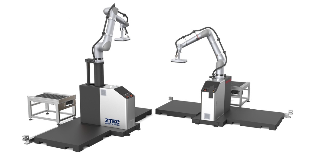 Cobot Palletizing Workstation without items - EasyPal 21L