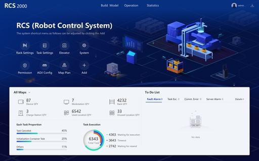 RCS 2000  lite(Robotic Control System) which support up 5 AGV